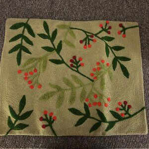 The Company Store Embroidered Pillow Cover